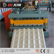 Cangzhou Dixin Export to Kazarhstan, 1100 Glzaed Steel Tile Cold Roll Forming Machine